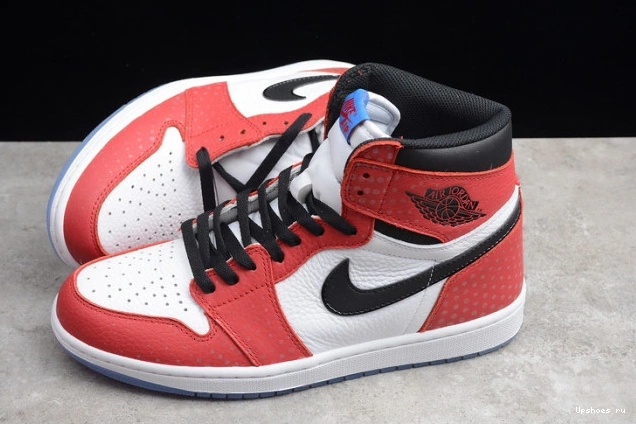 Spider-Man 555088-602 Origin Jordan 1 Retro High AIR Story 1027